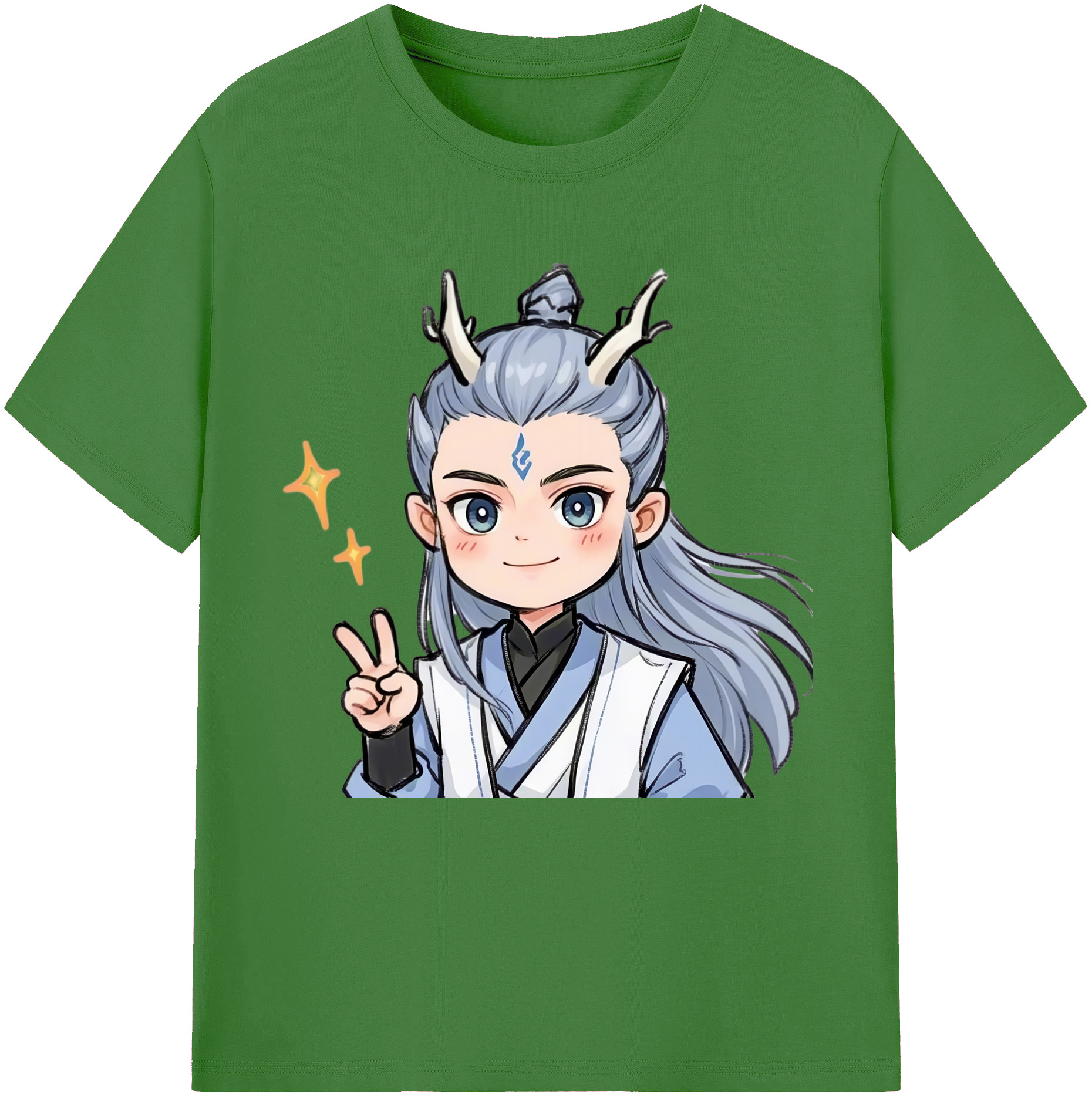 （画像用） Ne Zha 2 ナタ 魔童の大暴れ レディースカジュアルプリントTシャツ（綿100％）